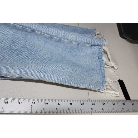 J Crew Jeans Womens Size 32 10" High Rise Button Fly‎ Stretch Denim - Picture 10 of 11